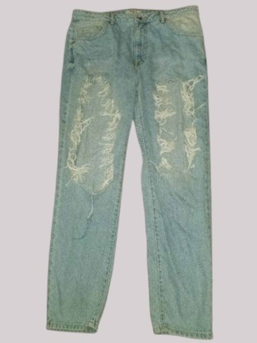 FOREVER 21 Distressed Denim Boyfriend Jeans Juniors Size 30